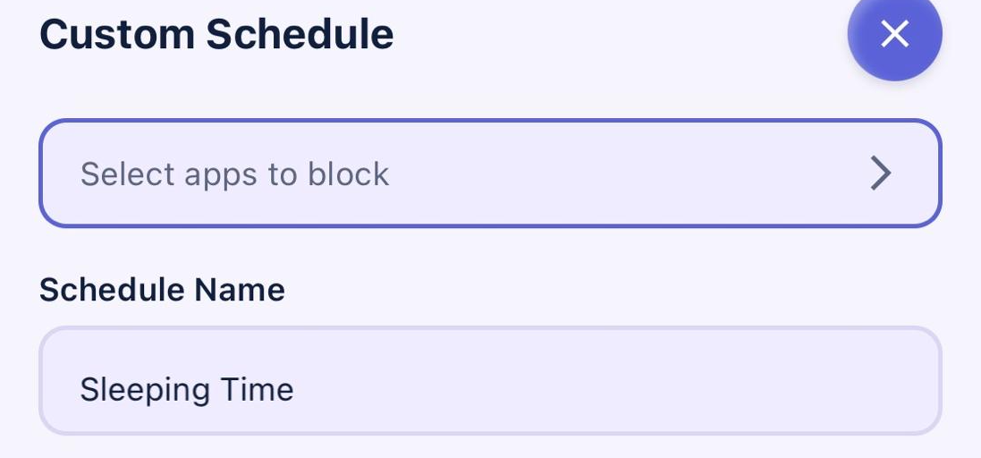 Schedule Mode