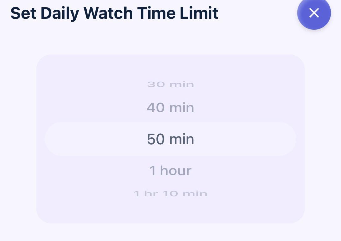 Screen Time Control